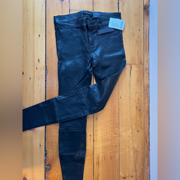 NWT J Brand Skinny Leather Pants - Picture 1 of 3
